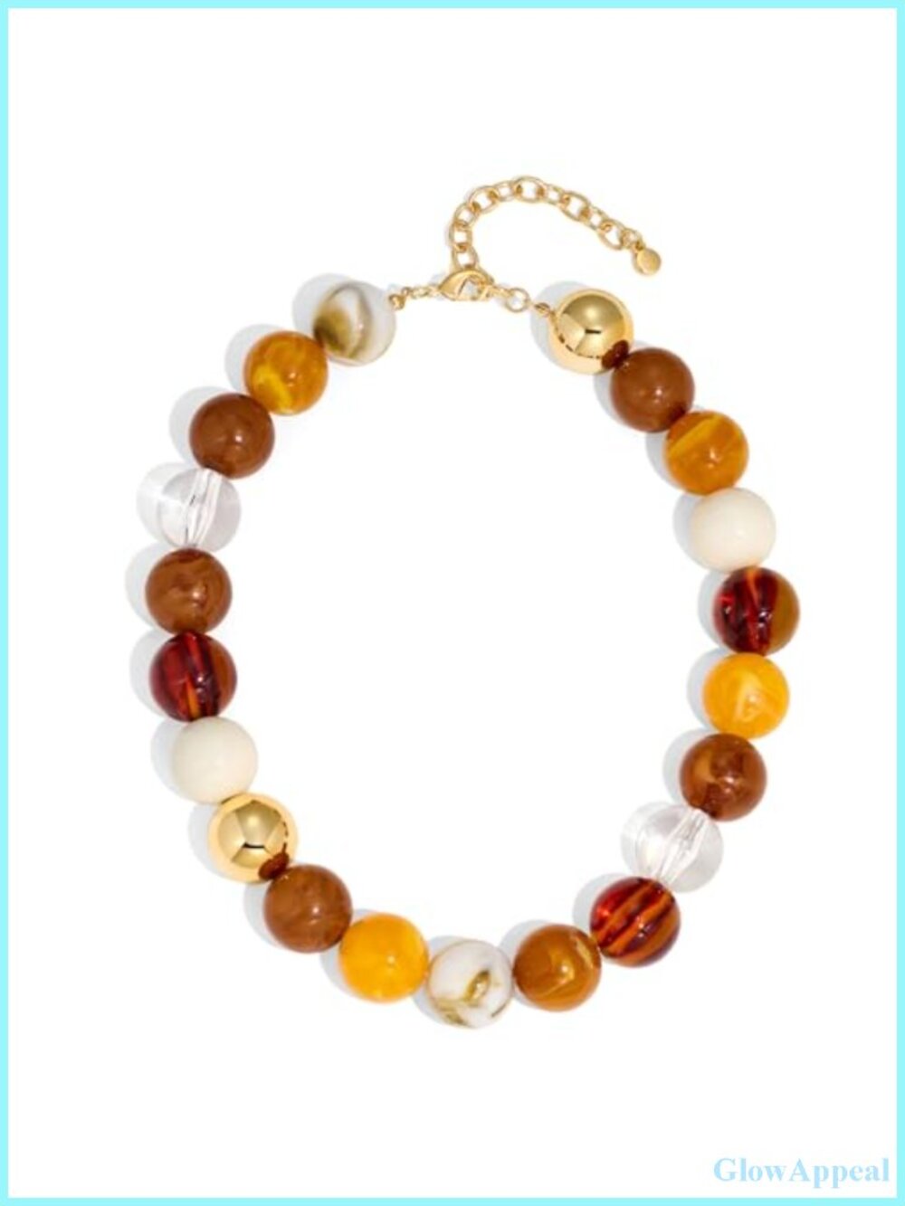 Handmade Beaded Choker Necklace Boho Statement Layering